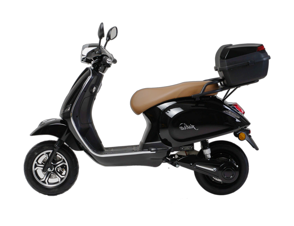 color:black | Jiskra Rosa černý elektroskútr - elegantní městský elektromobil 45 km/h